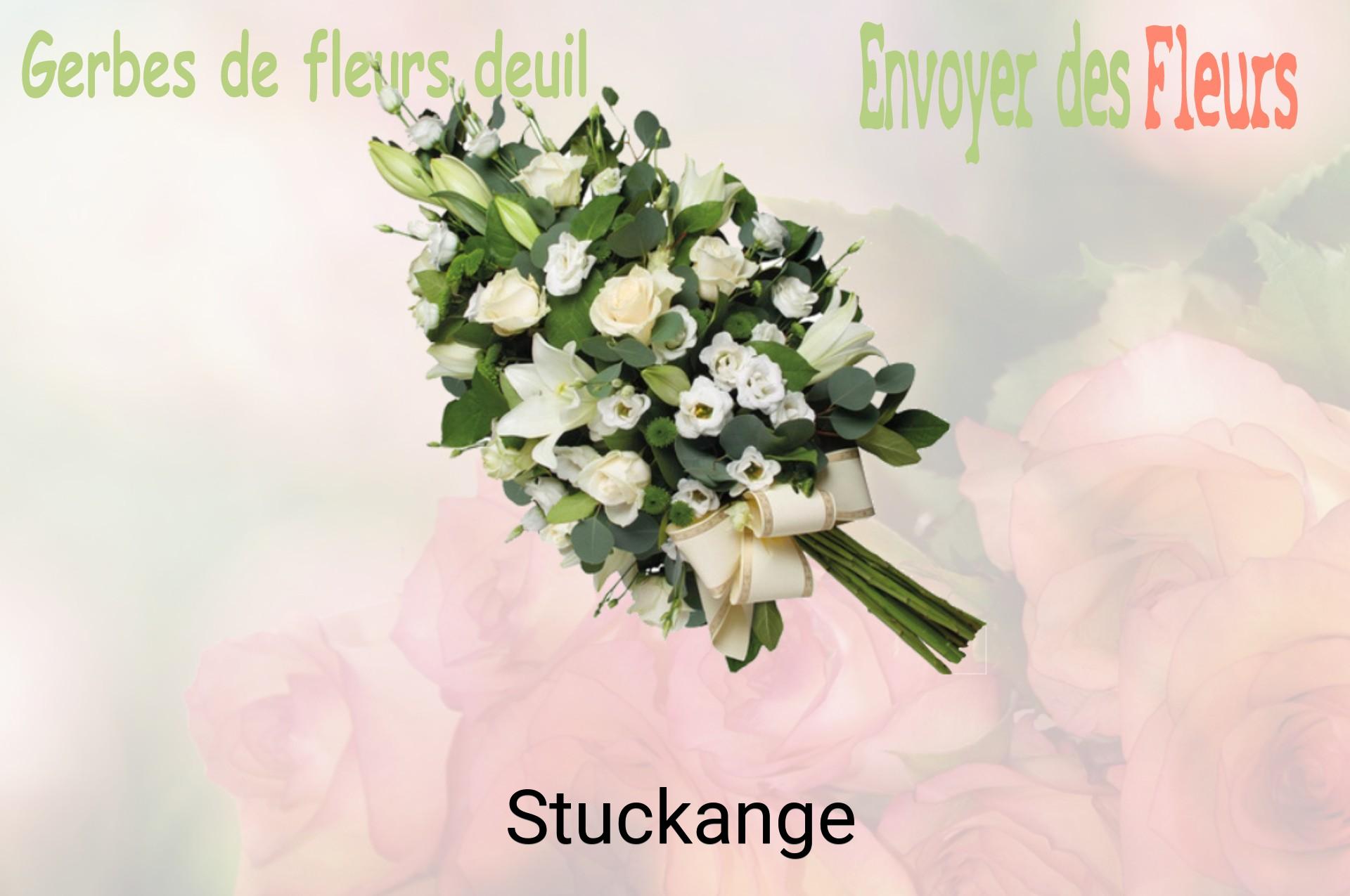 Gerbe de fleurs de deuil livrée à Stuckange